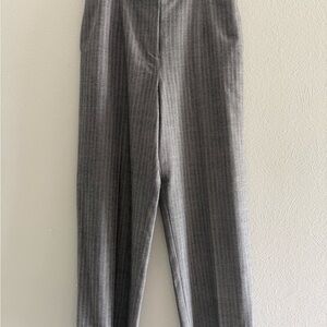 Talbots Gray Striped Pants